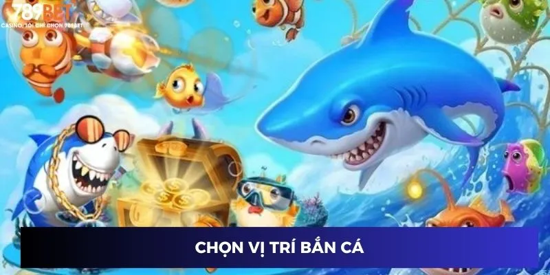 Chọn vị trí bắn cá